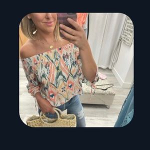 Callie Girl off the shoulder top
